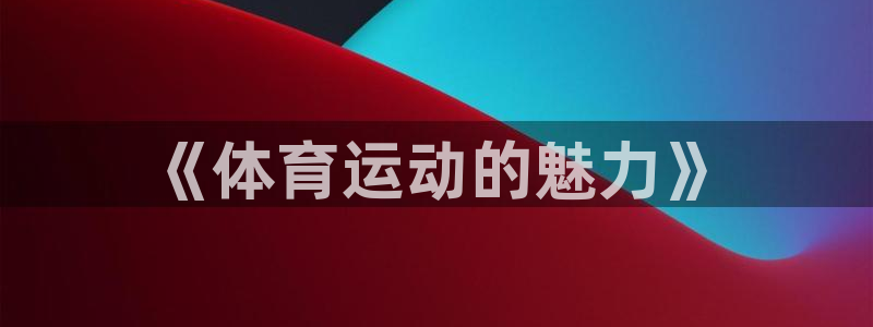 vsport体育官方正版app娱乐代理怎么样：《体育