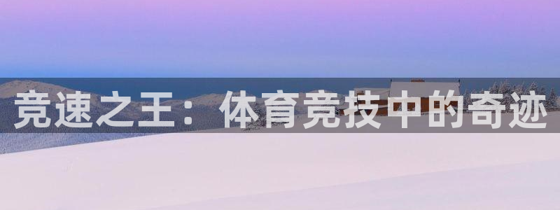 vsport体育阿根廷：竞速之王：体育竞技中的奇迹