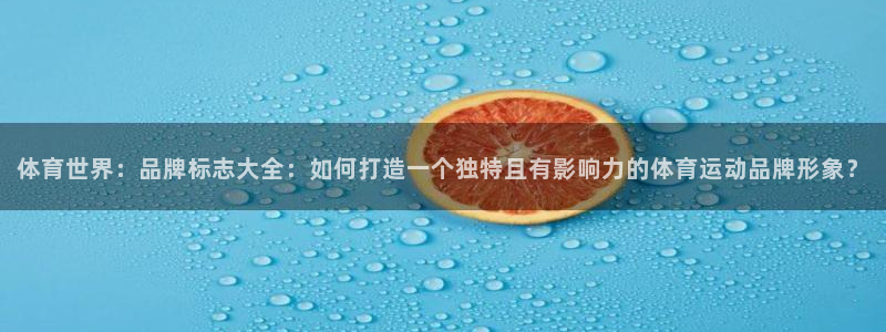  vsport体育平台app：体育世界：品牌标志大全：如何打造
